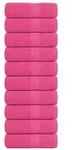 vidaXL Seift&uuml;cher 10 Stk. Rosa 30x30 cm 360 g/m2 100% Baumwolle