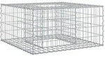 vidaXL Gabionen Hochbeet Silber
