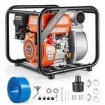 VEVOR Benzin Wasserpumpe 43 m F&ouml;rderh&ouml;he, Schmutzwasserpumpe 7 PS, Tragbare