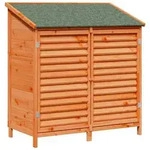 vidaXL Garten Shed Braun 106 x 56 x 113,5 cm Massivholz aus Fichte