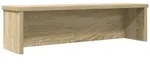 vidaXL K&uuml;chenregal Stapelbar Sonoma-Eiche 60x15x16 cm Holzwerkstoff