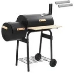vidaXL Outdoor Grill 103 x 60 x 113 cm Stahl Schwarz