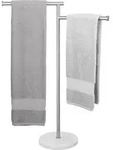 Handtuchhalter stehend 2 armig Edelstahl SUS304 2-Arm Geb&uuml;rstet