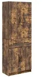 vidaXL Schrankset 2 pcs Ger&auml;ucherte Eiche Holzwerkstoff