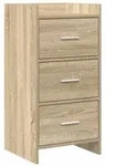 vidaXL Sideboard Sonoma-Eiche 40 x 36 x 80 cm Holzwerkstoff