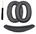 Ersatz-Ohrpolster und Kopfband-Set kompatibel mit Sony WH-1000XM2 / MDR-1000X -