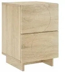 vidaXL Nachttisch Sonoma-Eiche 33,5 x 34,5 x 50 cm Holzwerkstoff