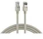 RJ45 Patchkabel Cat.5e S/UTP PVC, D&auml;twyler 5502 TM11 grau 10m Kupferverkabelung