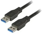 EFB USB3.0 Anschlusskabel A-A,St.-St.,1,8m,schwarz,Premium