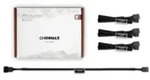 Noctua NA-SEC1 CHROMAX.BLACK, Kabelverl&auml;ngerung, Schwarz, 4-polig, Weiblich,