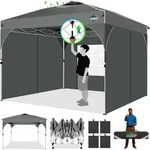 COBIZI Pavillon 3x3m Wasserdicht Stabil Winterfest Faltpavillon Partyzelt