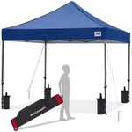 Pavillon Wasserdicht Popup Gartenzelt Festzelt Marineblau 2,5x2,5M