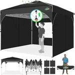 COBIZI Pavillon 3x3m Wasserdicht Stabil Winterfest Faltpavillon Partyzelt