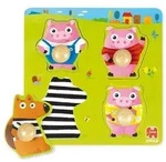 59452 - GOULA Die 3 kleinen Schweinchen-Puzzle