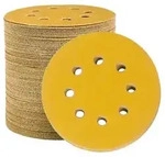Schleifscheiben 125mm Klett 8 Loch 100 St&uuml;ck K&ouml;rnung 150