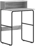 vidaXL Schreibtisch mit Stauraum Sonoma-Grau 60 x 50 x 91 cm
