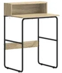 vidaXL Schreibtisch mit Stauraum Sonoma-Eiche 60 x 50 x 91 cm