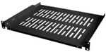 "LogiLink - Rack - Regal - Schwarz, RAL 9005 - 1U - 48.3 cm (19")"