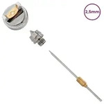 vidaXL HVLP Spritzpistole D&uuml;se 2,5 mm D&uuml;se Silber Edelstahl