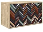 vidaXL Wandmontierter TV-Schrank OMMEN 69 x 33 x 40 cm Sonoma-Eiche