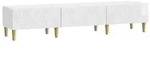 vidaXL TV-Schr&auml;nk 147 x 34,5 x 30 cm Hochglanz Wei&szlig; Holzwerkstoff