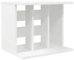 vidaXL Vinyl Plattenaufbewahrung Wei&szlig; 42 x 33 x 36 cm Holzwerkstoff