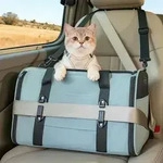 Petsfit Katzen-Auto-Tragetasche, Katzen-Reisetasche mit verbesserter...