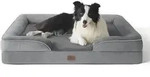 Hundebett orthop&auml;disches Hundesofa 89x63 cm L 89 x B 63 x H 17 cm Grau