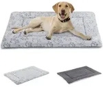 Hundebett Hundematte waschbar 106x71cm grau XL(106*71cm) Graue Pfote
