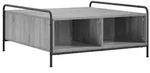 vidaXL Couchtisch Sonoma-Grau 90 x 90 x 41 cm Holzwerkstoff