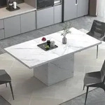HSH Esstisch K&uuml;chentisch Esszimmertisch f&uuml;r 4-6 Personen Moderner Rechteckiger