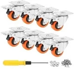 Lenkrollen 50mm Schwerlast 68kg Bremse 50mm (8er Pack)