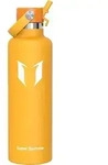 Trinkflasche Edelstahl Thermobecher Strohhalm BPAfrei 1000 ml C Mango