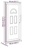 vidaXL Vordert&uuml;r Anthrazit 98 x 208 cm PVC
