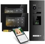 HD Video T&uuml;rsprechanlage mit Fingerprint RFID und Smartphone App f&uuml;r 1