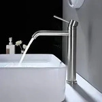 Wasserhahn Bad Hoch DETBOM, Mischbatterie 360&deg;Schwenkbar, Einhebelmischer