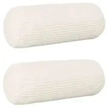 vidaXL Kissenbezug 2 pcs HEERLEN Creme &Oslash; 15 x 40 cm Cord