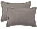 vidaXL Kissenbezug 2 pcs HOUTEN Hellgrau 30 x 50 cm Boucl&eacute;