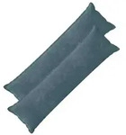 vidaXL Kissenbezug 2 pcs HOUTEN Blau 40 x 145 cm Chenille-Stoff