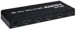 1x4 HDMI Splitter auf 4 Bildschirme 4K