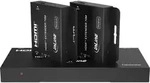 InLine Video Splitter/Extender, 1x2, Cat.6, HDMI 4K/30Hz, Kit, mit Empf&auml;ngern