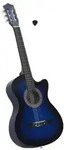 "vidaXL Westerngitarre Cutaway mit 6 Saiten Blau-Schattiert 38""