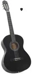 "vidaXL Klassikgitarre f&uuml;r Anf&auml;nger Schwarz 4/4 39" Lindenholz"