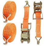 2 St&uuml;ck 6mx38mm Spanngurte mit Ratsche und Haken, 2000kg Bruchfeste...