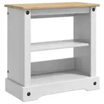 vidaXL Aquarium-Unterschrank CORONA Wei&szlig; und Braun 60,5 x 30 x 60 cm