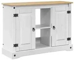 vidaXL Aquariumst&auml;nder Corona Wei&szlig; und Braun 101,5 x 37 x 73 cm