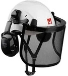 MUSTBAU Sicherheitshelm Schutzhelm Set - EN397 mit Ohrsch&uuml;tzern und Netzvisier...