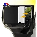 2 St&uuml;ck Sonnenschutz Auto Vorhang, Magnetisch Auto Sonnenschutz Hinten mit UV