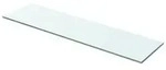 vidaXL Regalboden Glas Transparent 60x12 cm