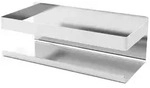 Intirilife selbstklebendes Duschregal in Silber - Shampoohalterung Duschablage